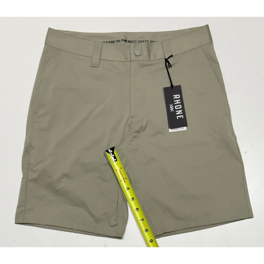 Rhone Commuter Shorts 9 Inseam Sage Green Mens Size 28‎ New 100273-374-28 Golf
